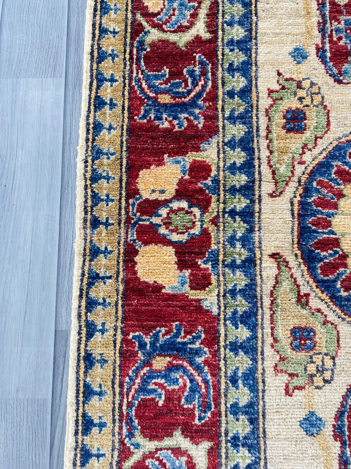 Handmade Afghan Chobi Hallway Runner Rug 304CM x 83CM ( SS#31).