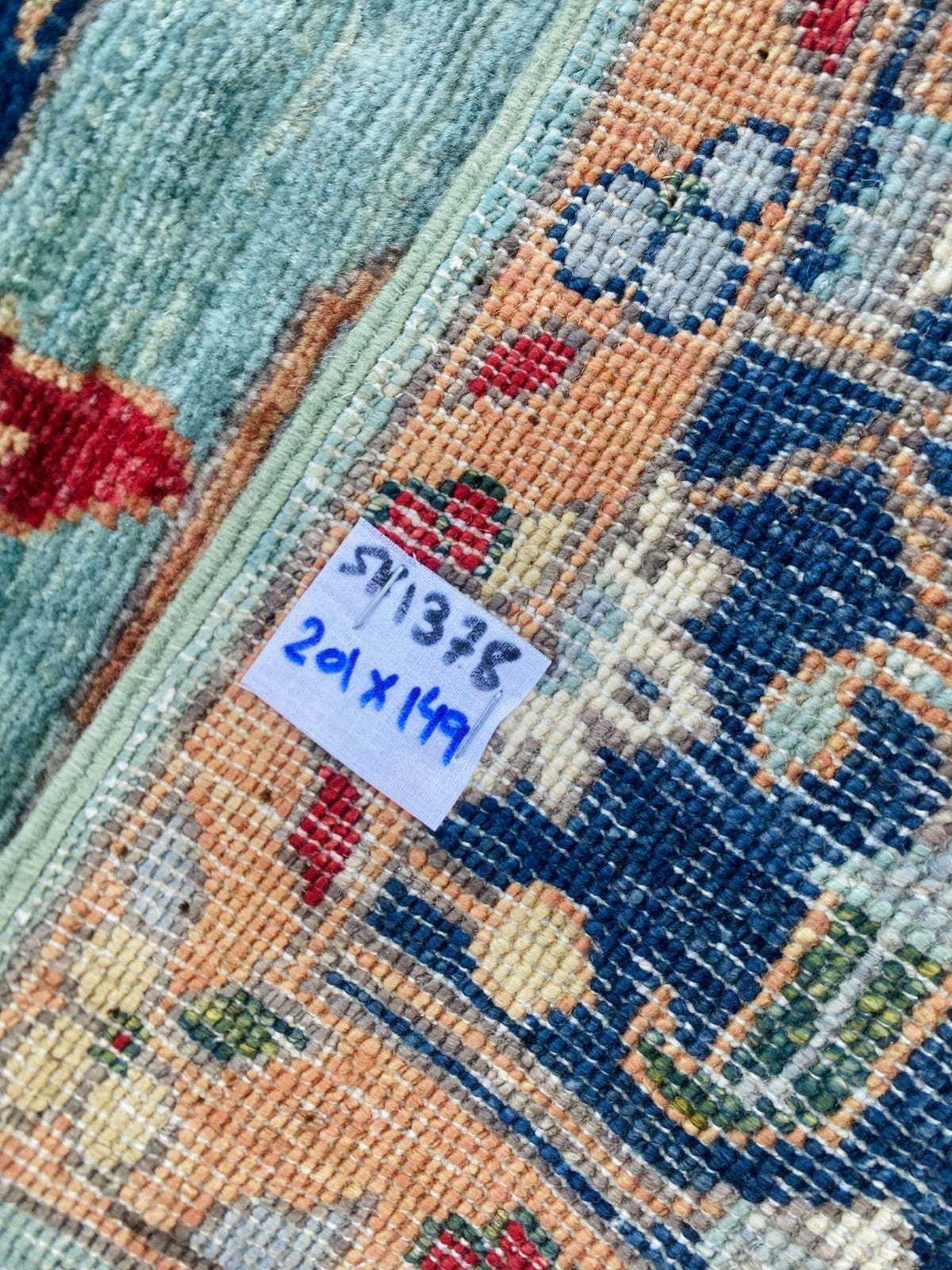 Hand Knotted Chobi Wool Rug | 201 CM x 149 CM SK#1378