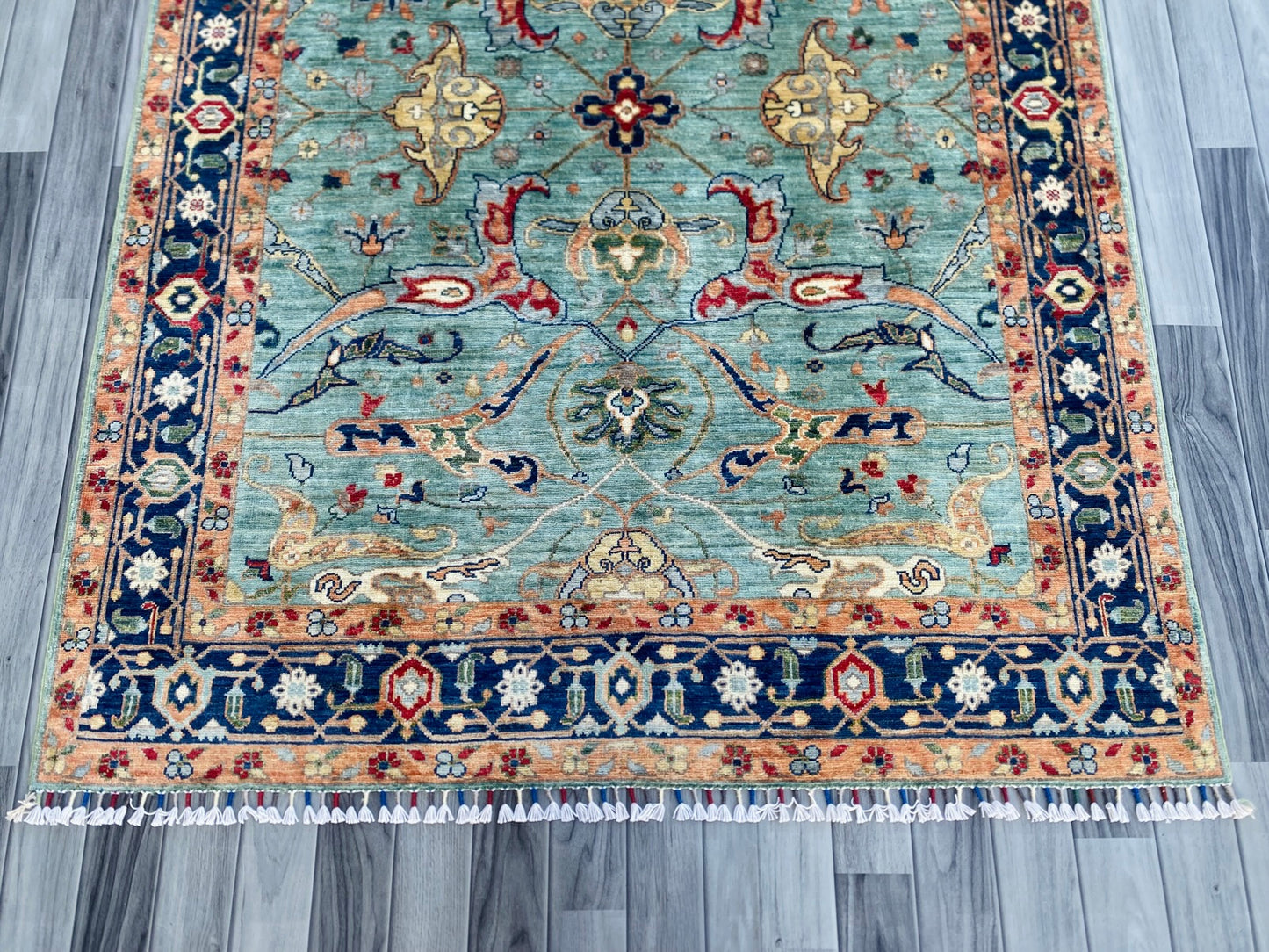 Hand Knotted Chobi Wool Rug | 201 CM x 149 CM SK#1378