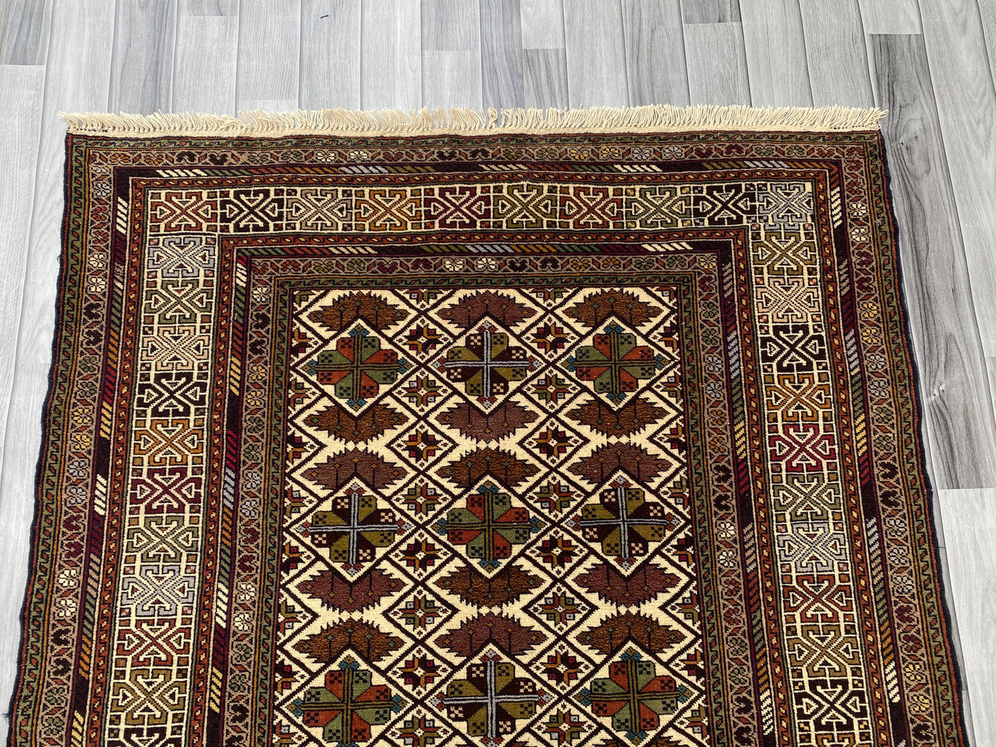Hand Woven Traditional Balochi Rug | 181 CM x 125 CM SK#1030