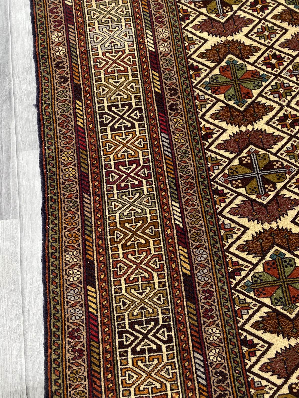 Hand Woven Traditional Balochi Rug | 181 CM x 125 CM SK#1030