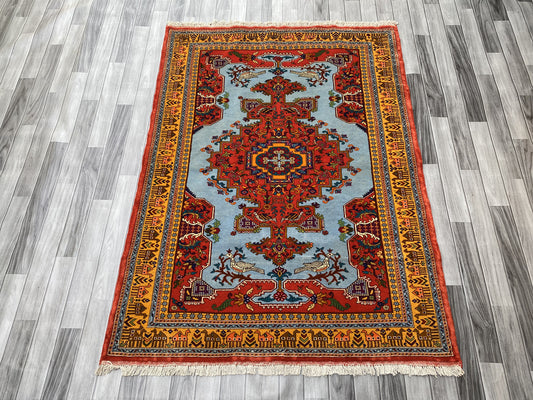 Hand Woven Traditional  Balochi Rug | 192 CM x 142 CM SK#310