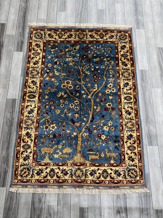 Hand Knotted Chobi Pictorial Rug | 154 CM x 106 CM  SK#273