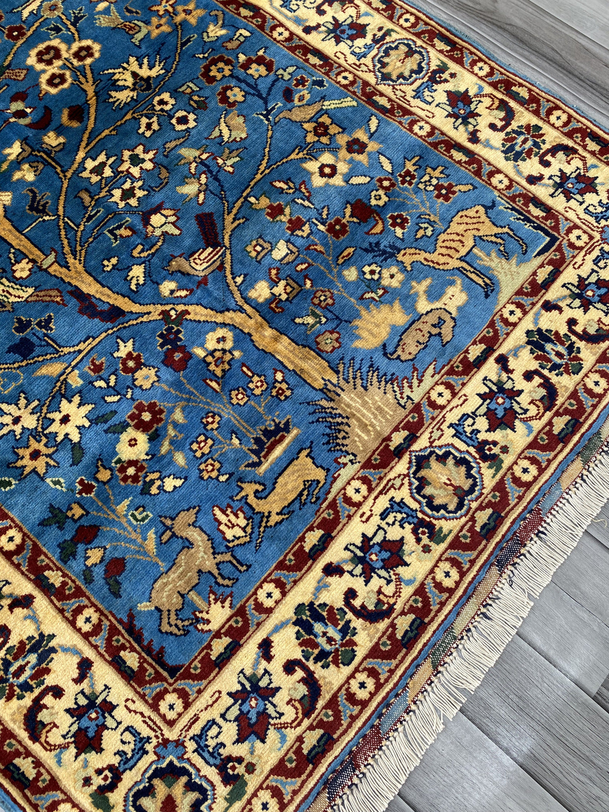 Hand Knotted Chobi Pictorial Rug | 154 CM x 106 CM SK#273