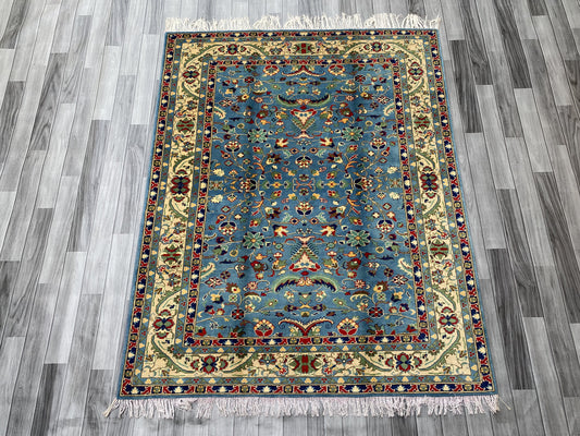Hand Woven Traditional Rug | 191 CM x 152 CM KSM # 1272