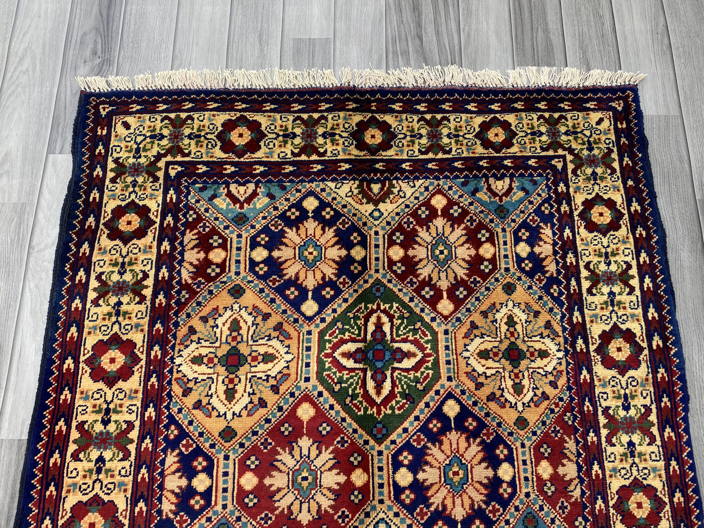 Hand Woven Traditional Hallway Runner Rug | 170 CM x 98 CM KSM # 3226