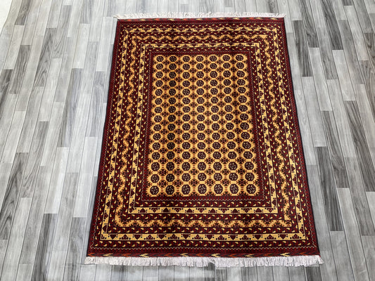Hand Woven Traditional  Rug | 195 CM x 145 CM KSM # 2600