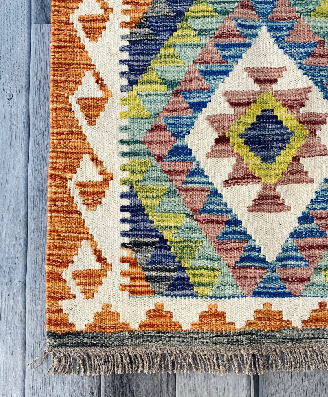 Handmade Afghan Chobi Kilim Rug 93 CM x 60 CM ( SS # 41 )