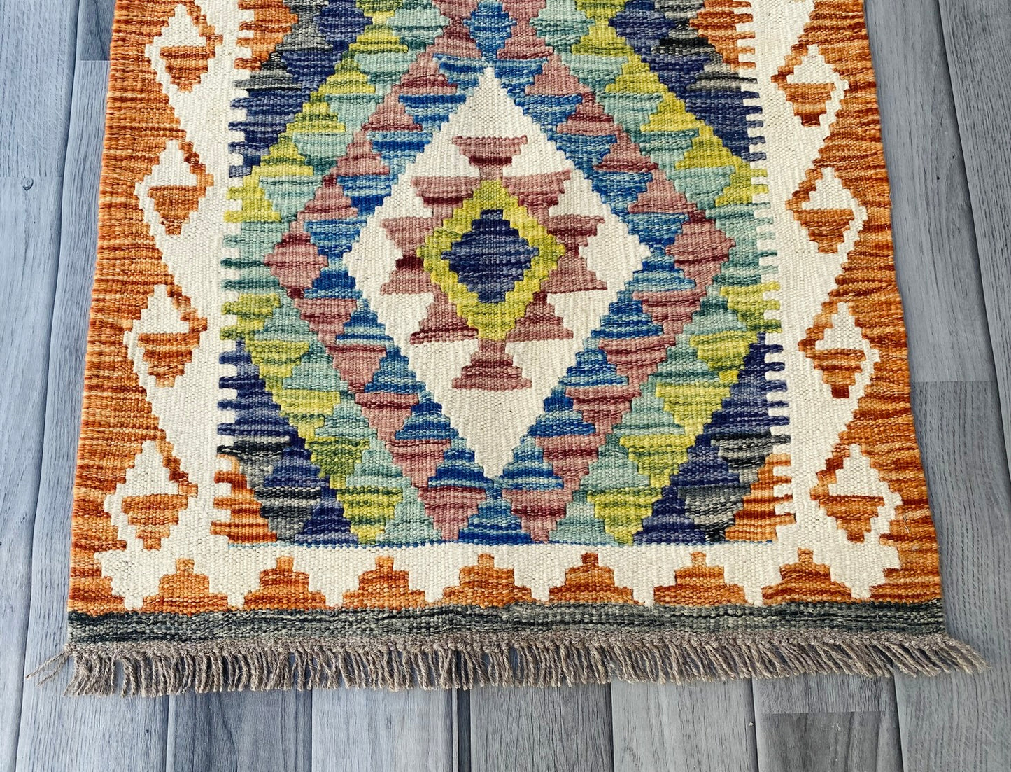 Handmade Afghan Chobi Kilim Rug 93 CM x 60 CM ( SS # 41 )