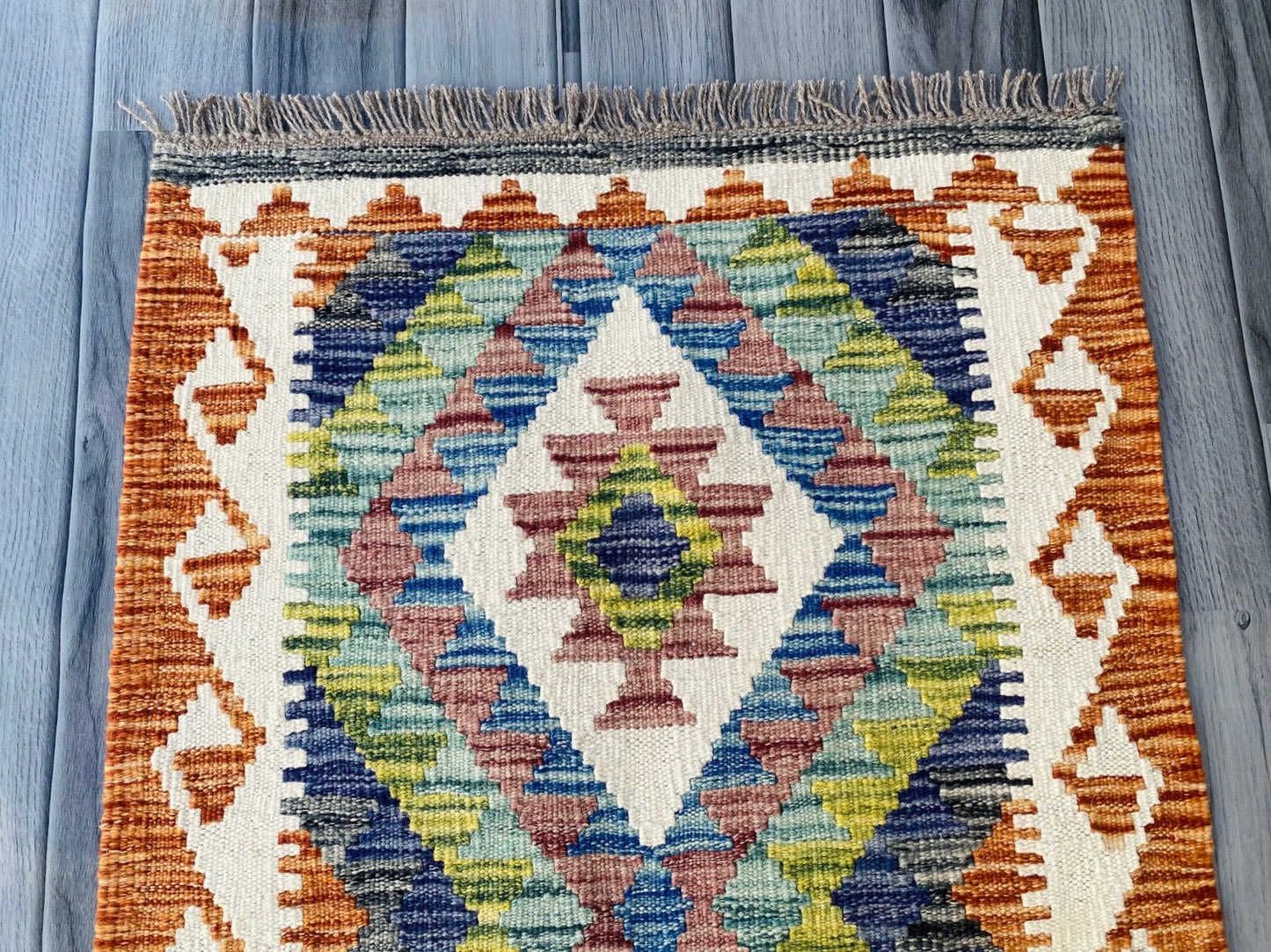 Handmade Afghan Chobi Kilim Rug 93 CM x 60 CM ( SS # 41 )