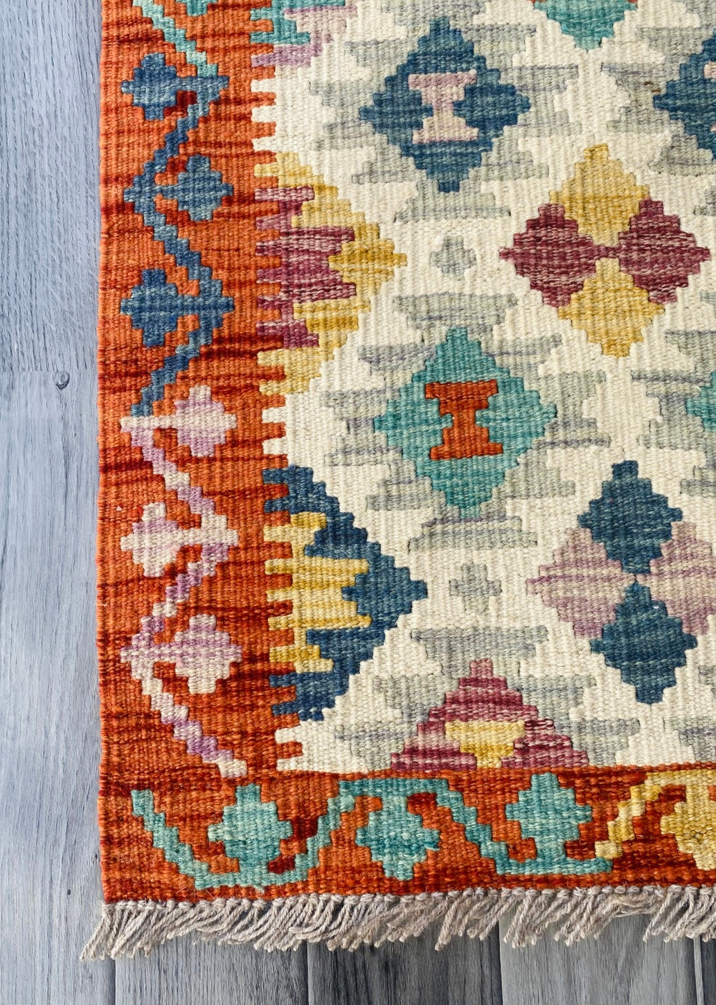 Handmade Afghan Chobi Kilim Rug 83 CM x 50 CM ( SS # 40 )