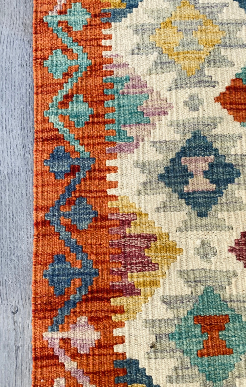 Handmade Afghan Chobi Kilim Rug 83 CM x 50 CM ( SS # 40 )