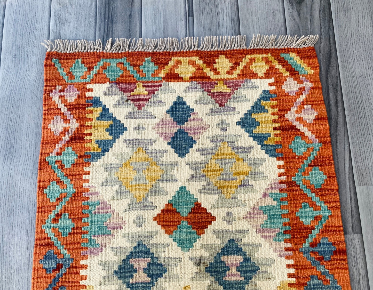 Handmade Afghan Chobi Kilim Rug 83 CM x 50 CM ( SS # 40 )
