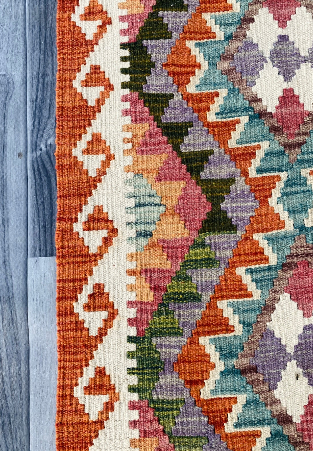 Handmade Afghan Chobi Kilim Rug 90 CM x 60 CM ( SS # 28 ).