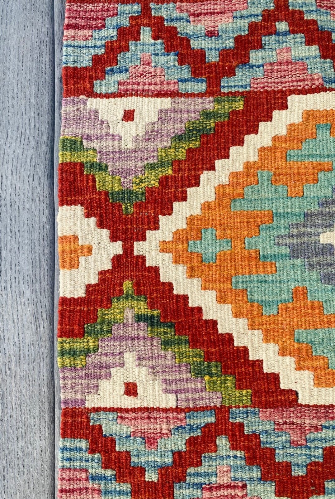 Handmade Afghan Chobi Kilim Rug 85 CM x 60 CM ( SS # 27 ).
