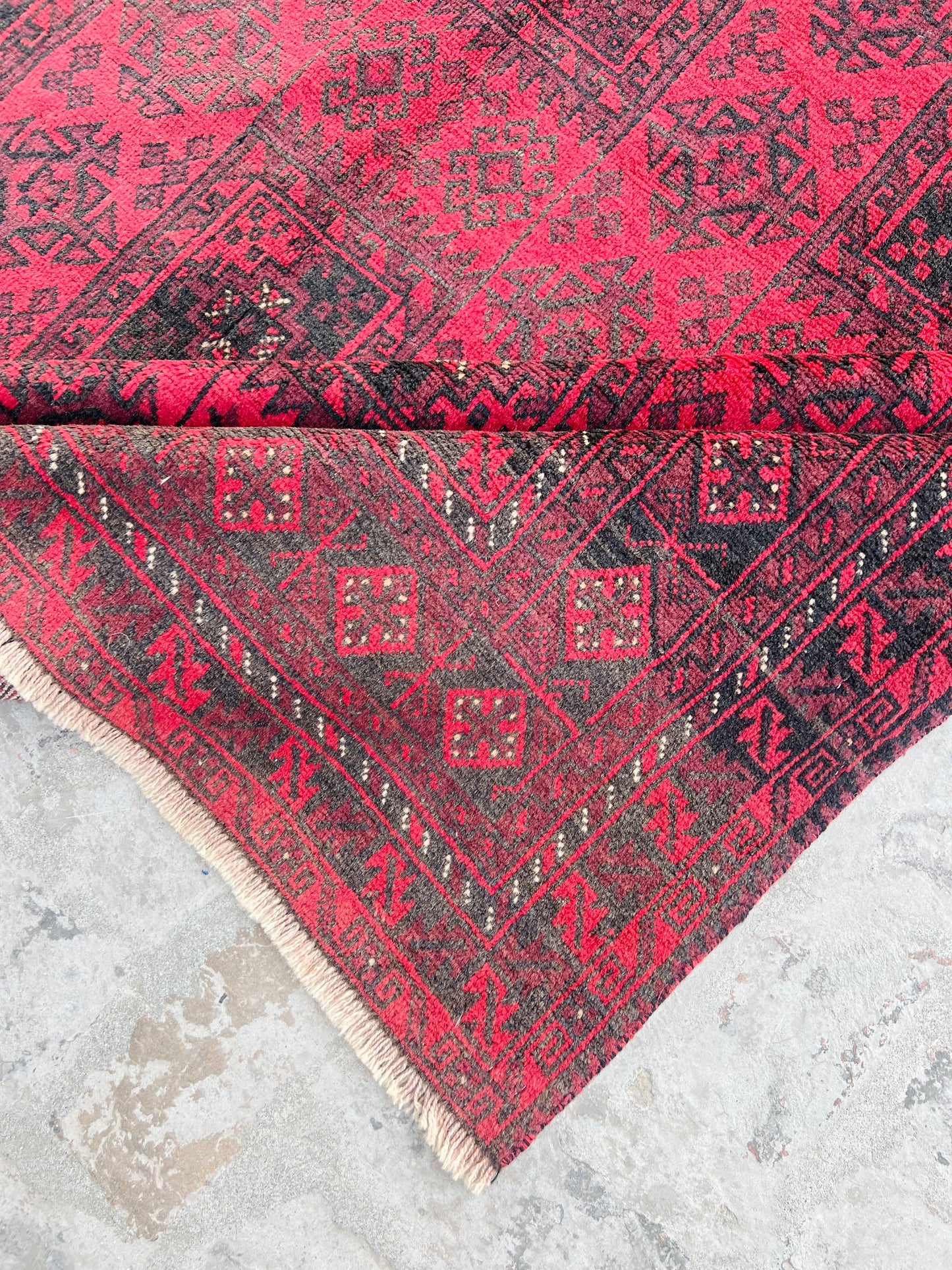 Vintage Handmade Afghan Traditional Balochi Rug 295 CM x 220 CM KSB#10650