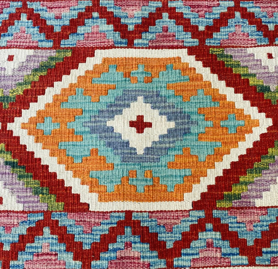 Handmade Afghan Chobi Kilim Rug 85 CM x 60 CM ( SS # 27 ).