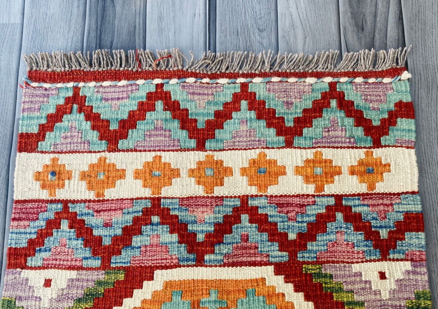 Handmade Afghan Chobi Kilim Rug 85 CM x 60 CM ( SS # 27 ).