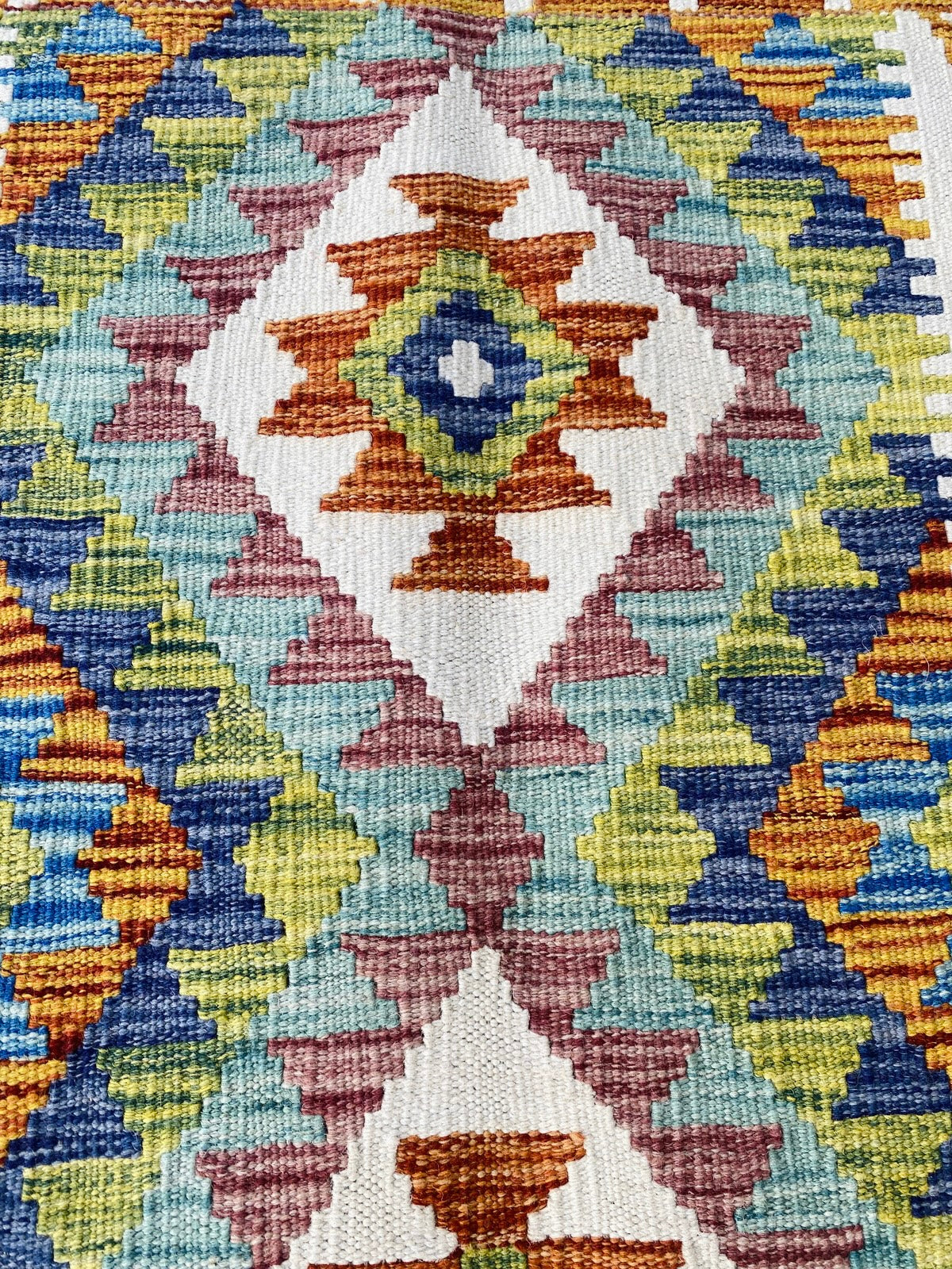 Handmade Afghan Chobi Kilim Rug 90 CM x 60 CM ( SS # 25 ).
