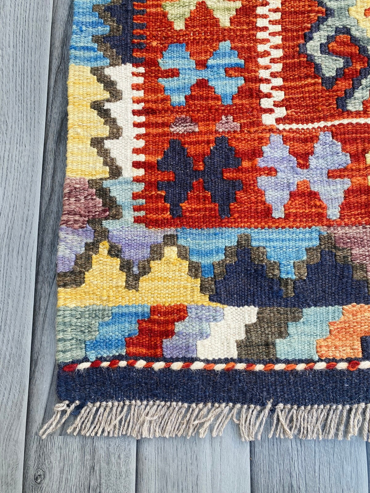 Handmade Afghan Chobi Kilim Rug 85 CM x 60 CM ( SS # 22 )