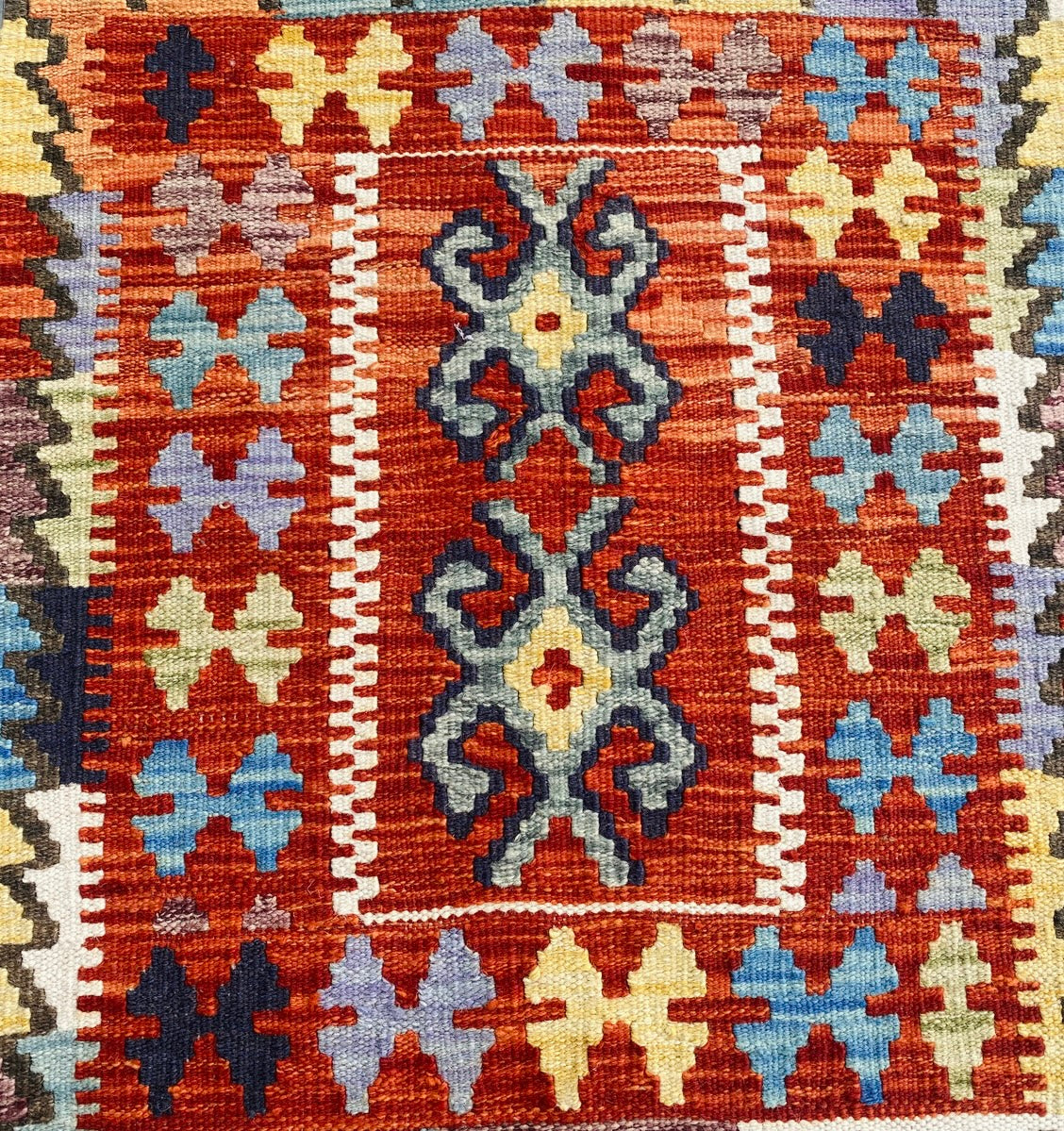 Handmade Afghan Chobi Kilim Rug 85 CM x 60 CM ( SS # 22 )
