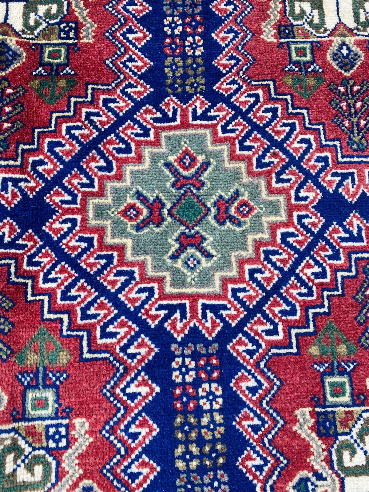 Handmade Afghan Traditional Samarkand Rug 206 CM x 154 CM (SS# 32)