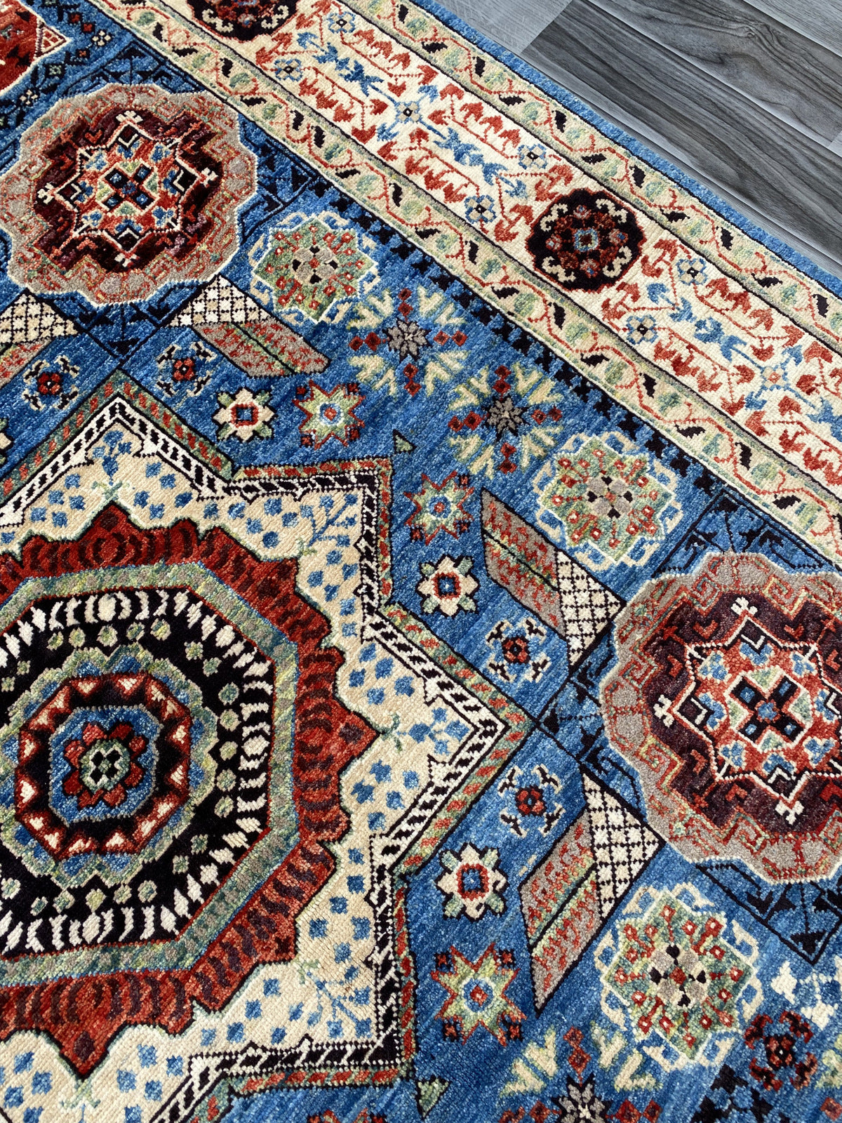 Hand Knotted Chobi Wool Rug | 193 CM x 148 CM SK#351