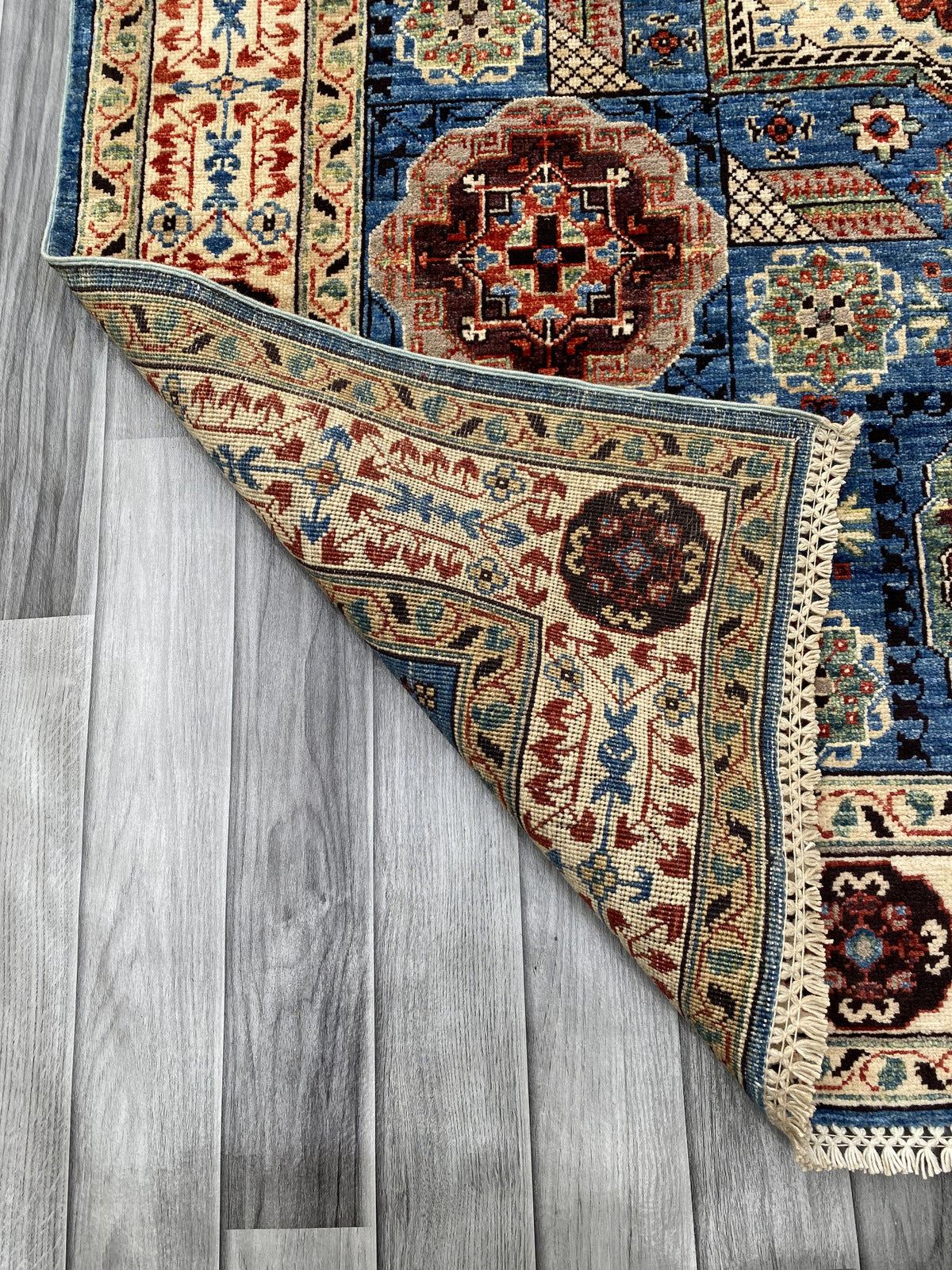 Hand Knotted Chobi Wool Rug | 193 CM x 148 CM SK#351