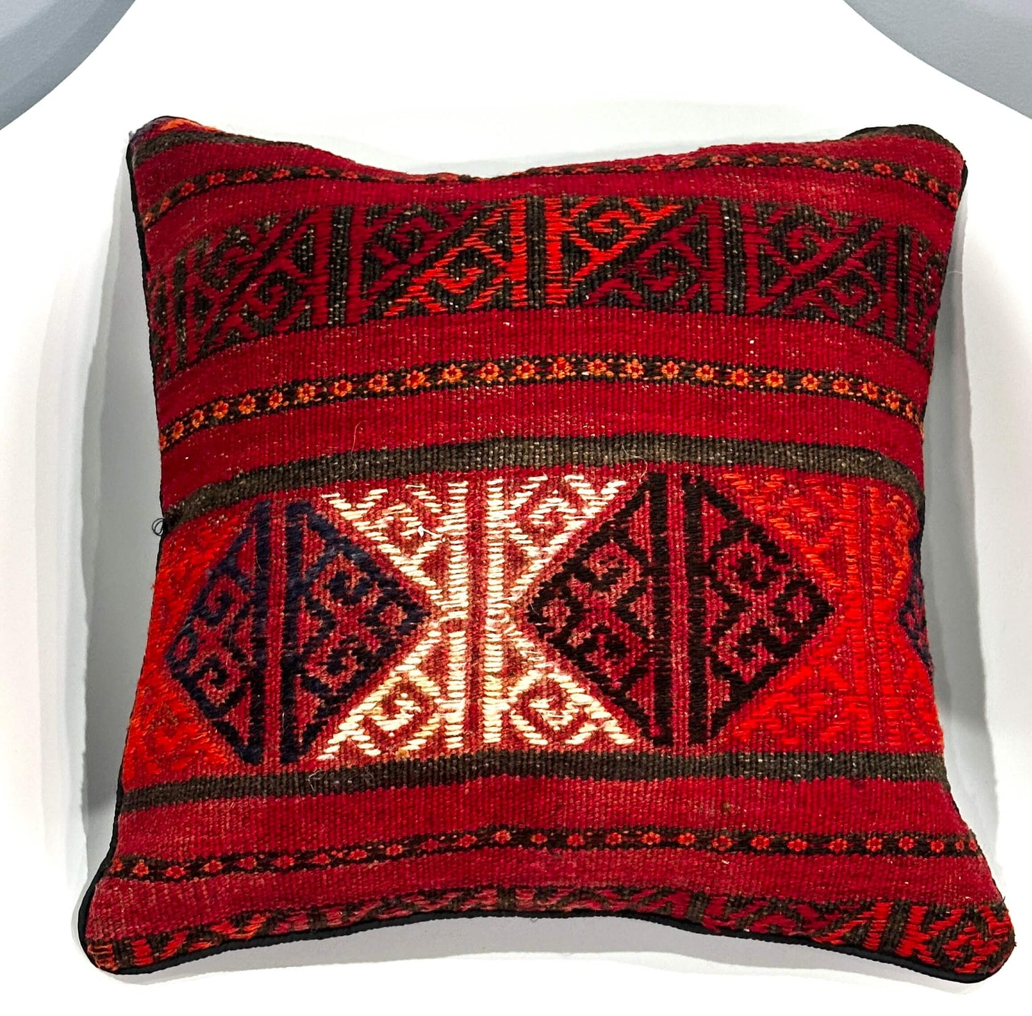 Traditional Afghan Cushion 45 cm x 45 cm (Traditional) AF#91