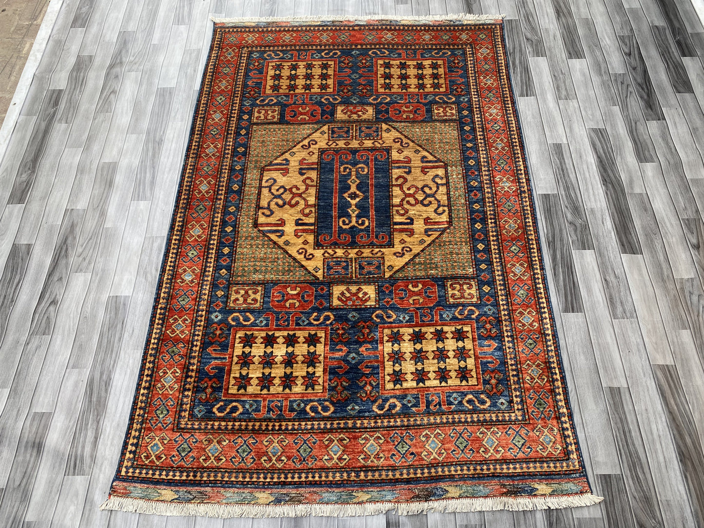Hand Knotted Chobi Wool Rug | 243 CM x 165 CM SK#357