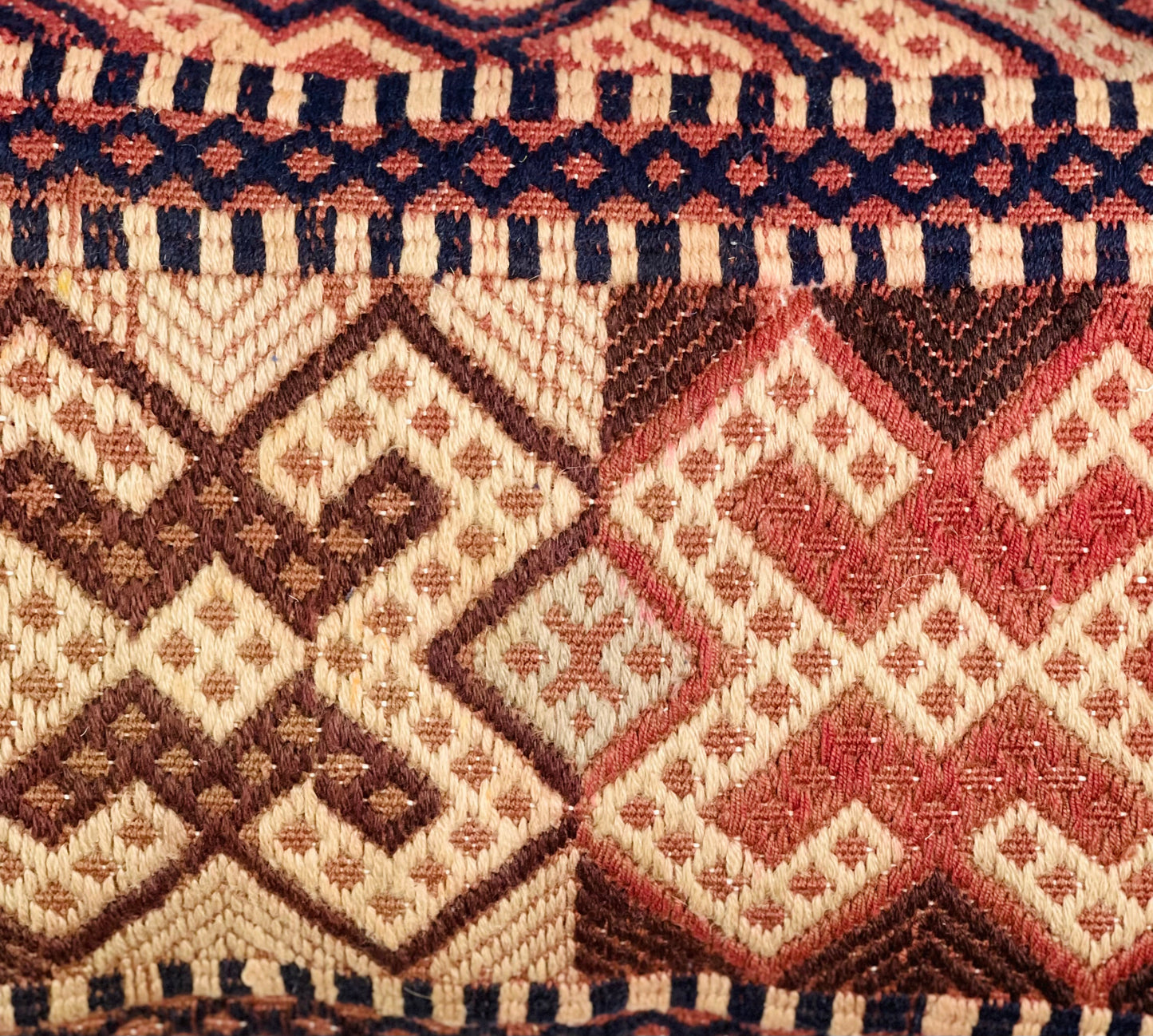 Afghan Kilim Cushion Cover ( 50CM X 35 CM ) AF # 284