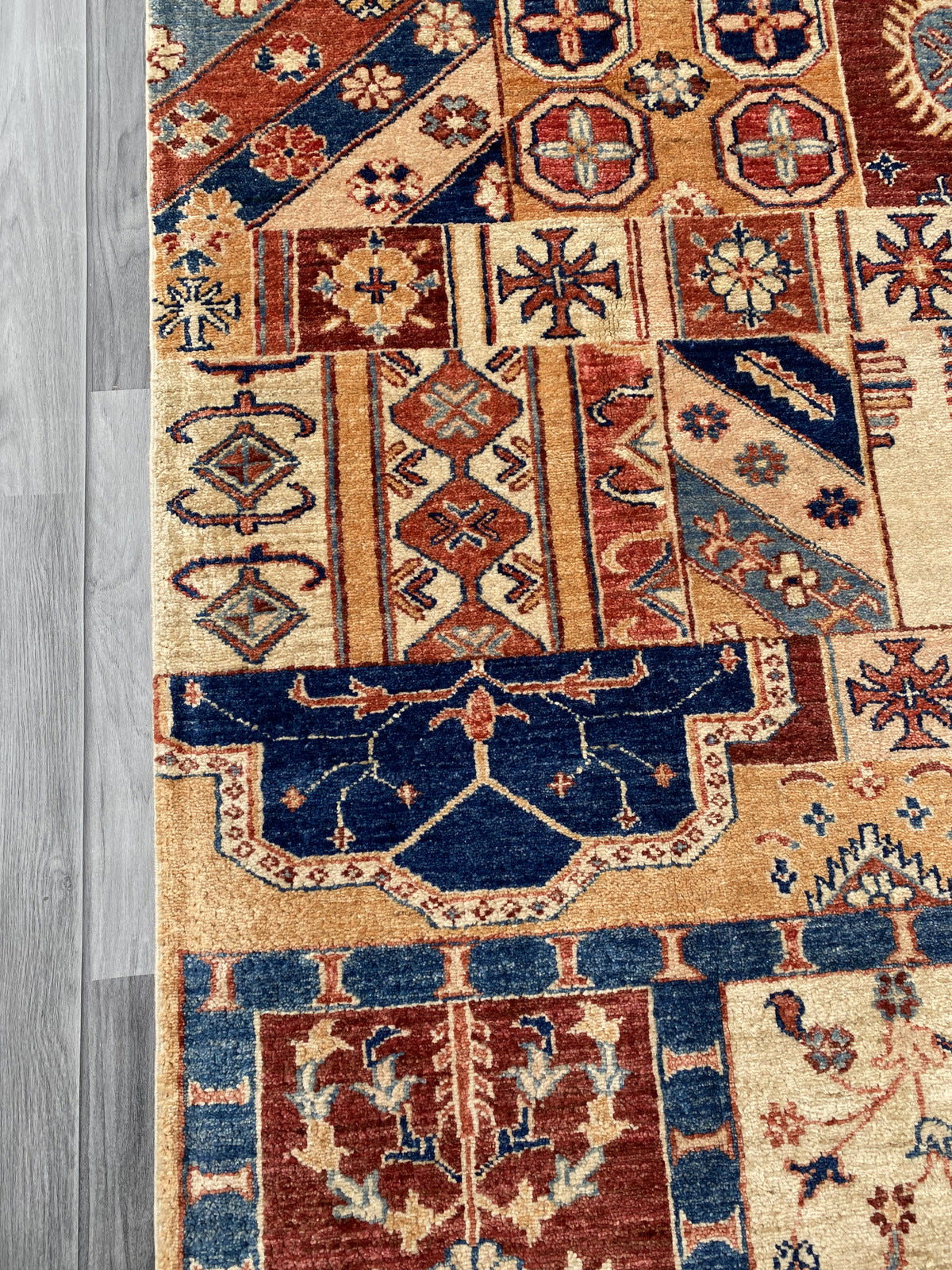 Hand Knotted Chobi Wool Rug | 195 CM x 157 CM SK#375