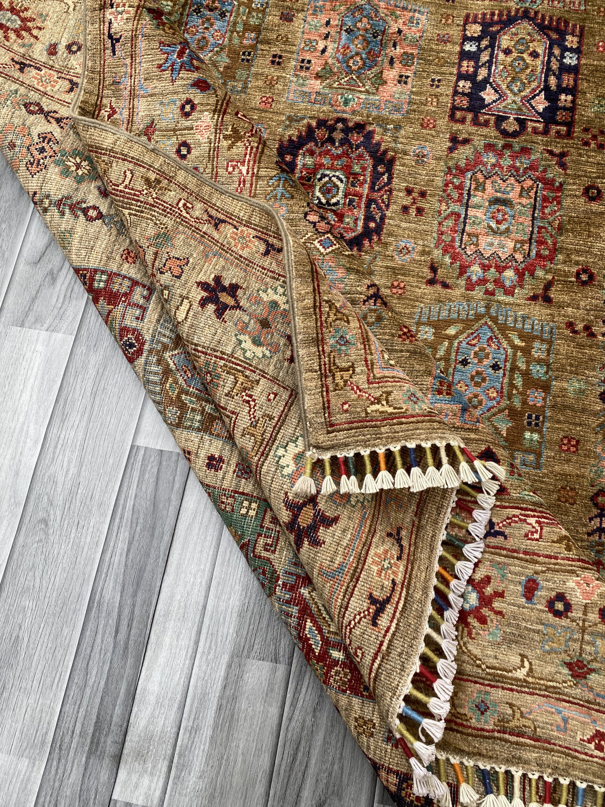 Hand Knotted Chobi Wool Rug | 198 CM x 147 CM SK#376