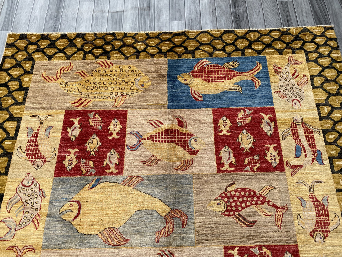 Hand Knotted Chobi Wool Rug | 246 CM x 200 CM SK#377