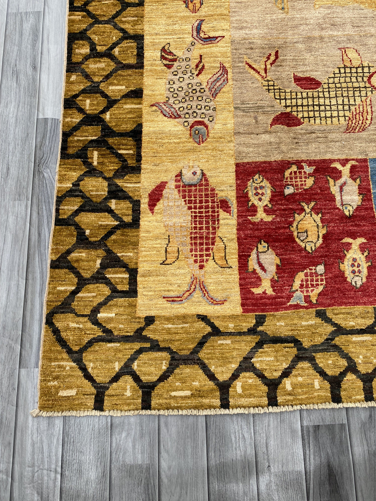 Hand Knotted Chobi Wool Rug | 246 CM x 200 CM SK#377