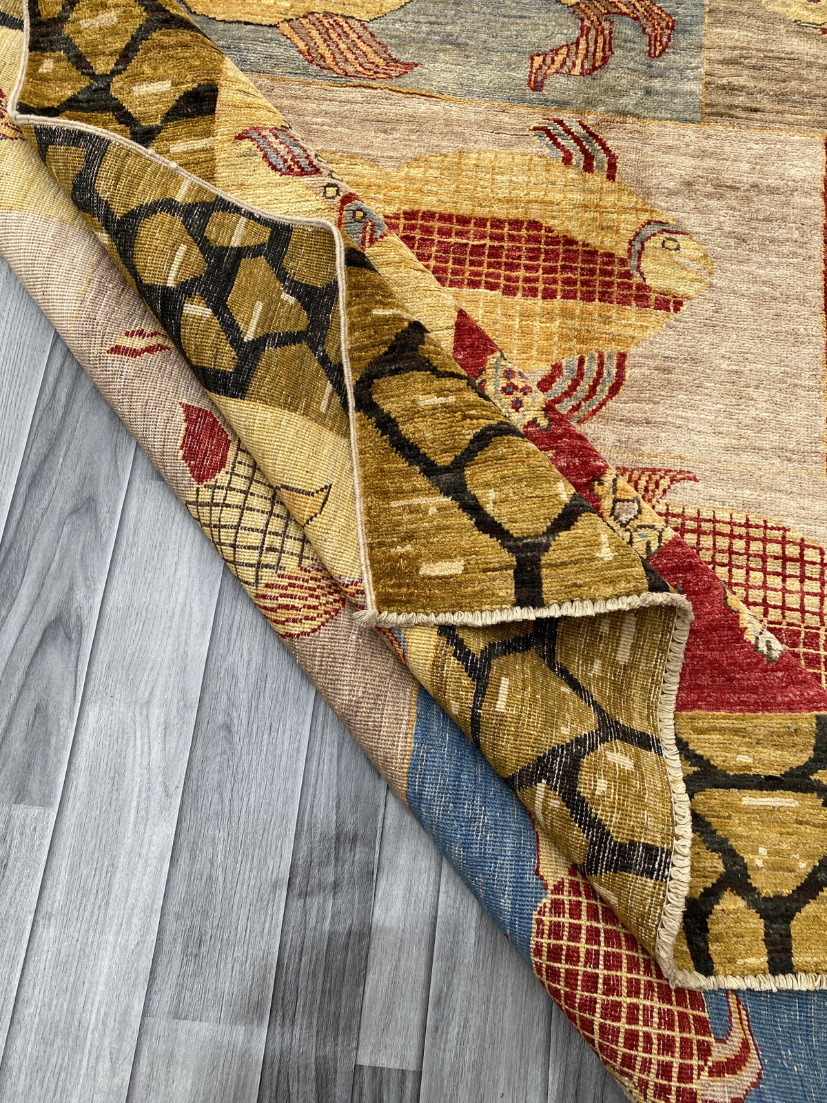 Hand Knotted Chobi Wool Rug | 246 CM x 200 CM SK#377