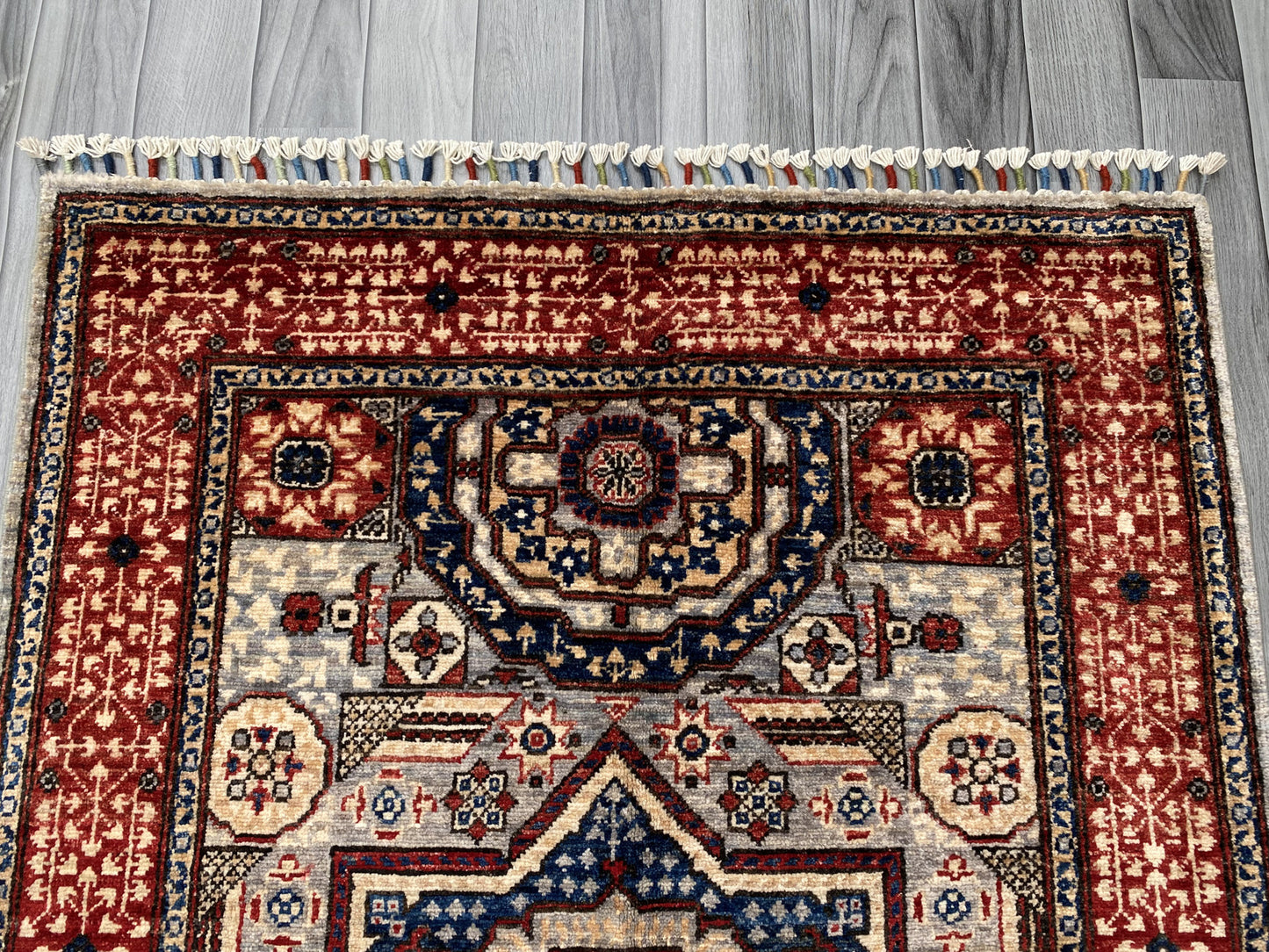 Hand Knotted Chobi Wool Rug | 148 CM x 101 CM SK#382