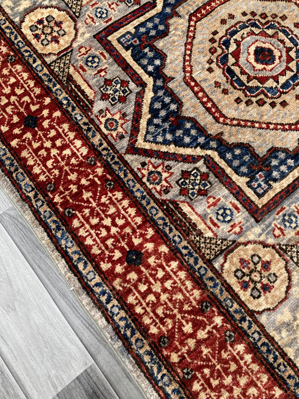 Hand Knotted Chobi Wool Rug | 148 CM x 101 CM SK#382