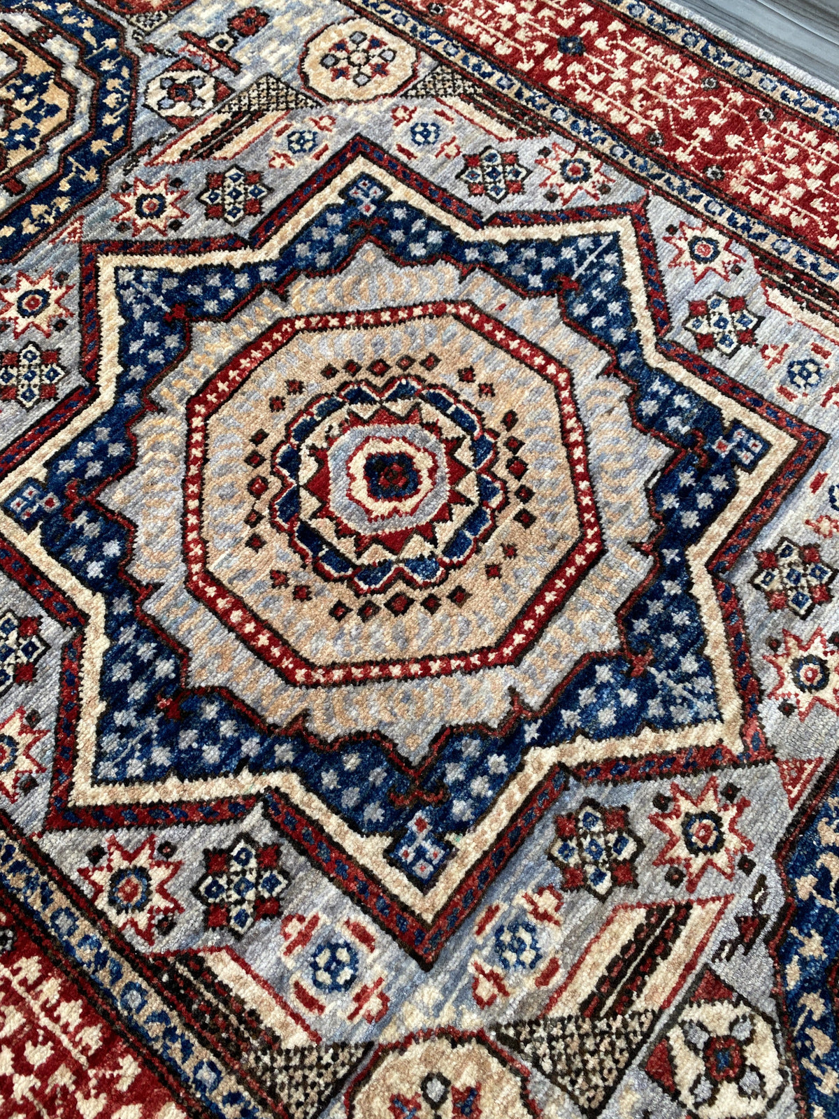 Hand Knotted Chobi Wool Rug | 148 CM x 101 CM SK#382