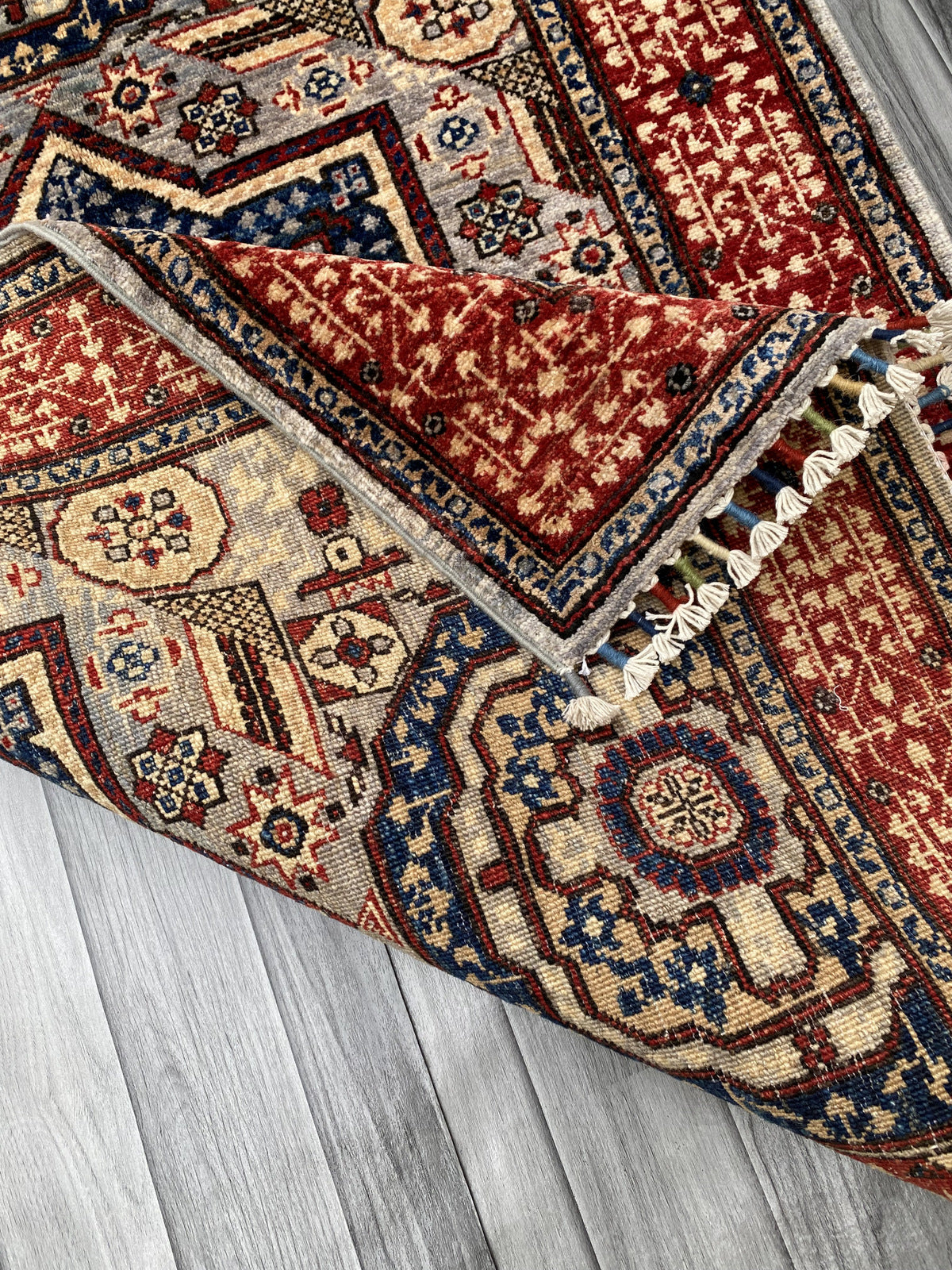 Hand Knotted Chobi Wool Rug | 148 CM x 101 CM SK#382