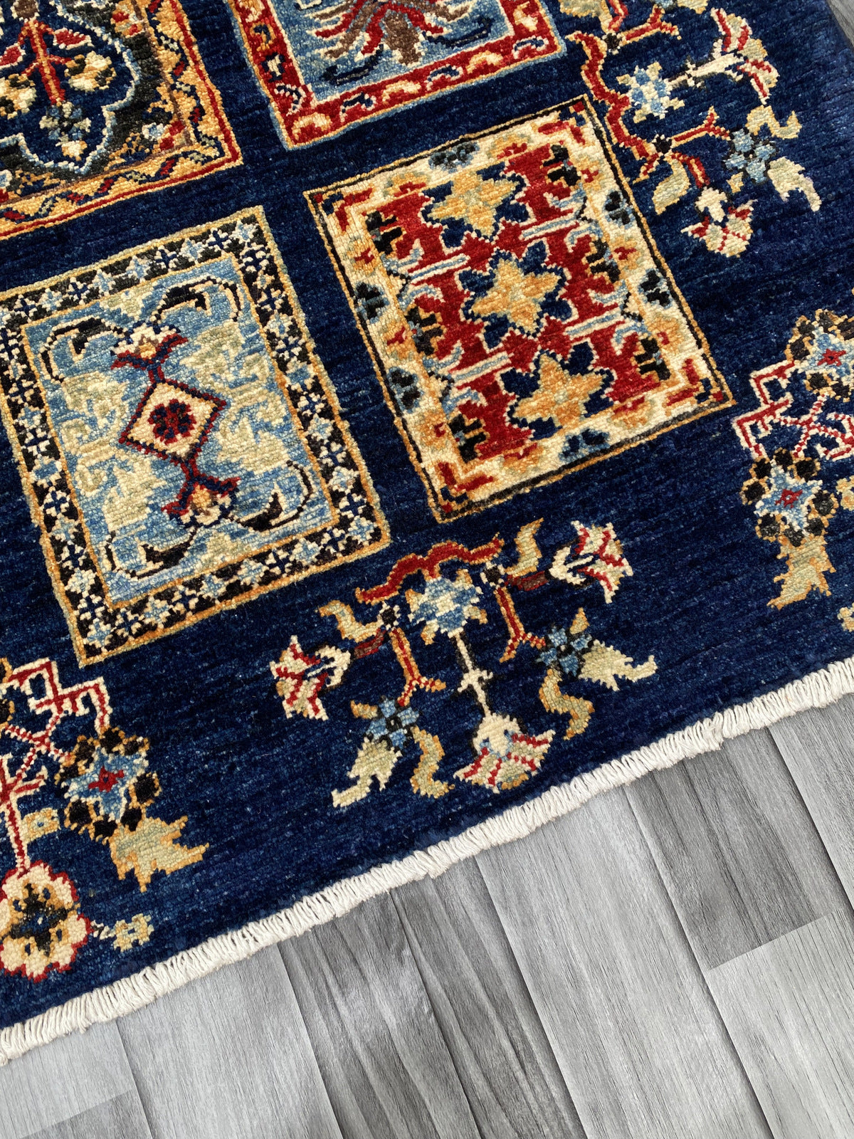 Hand Knotted Chobi Wool Rug | 115 CM x 80 CM SK#383