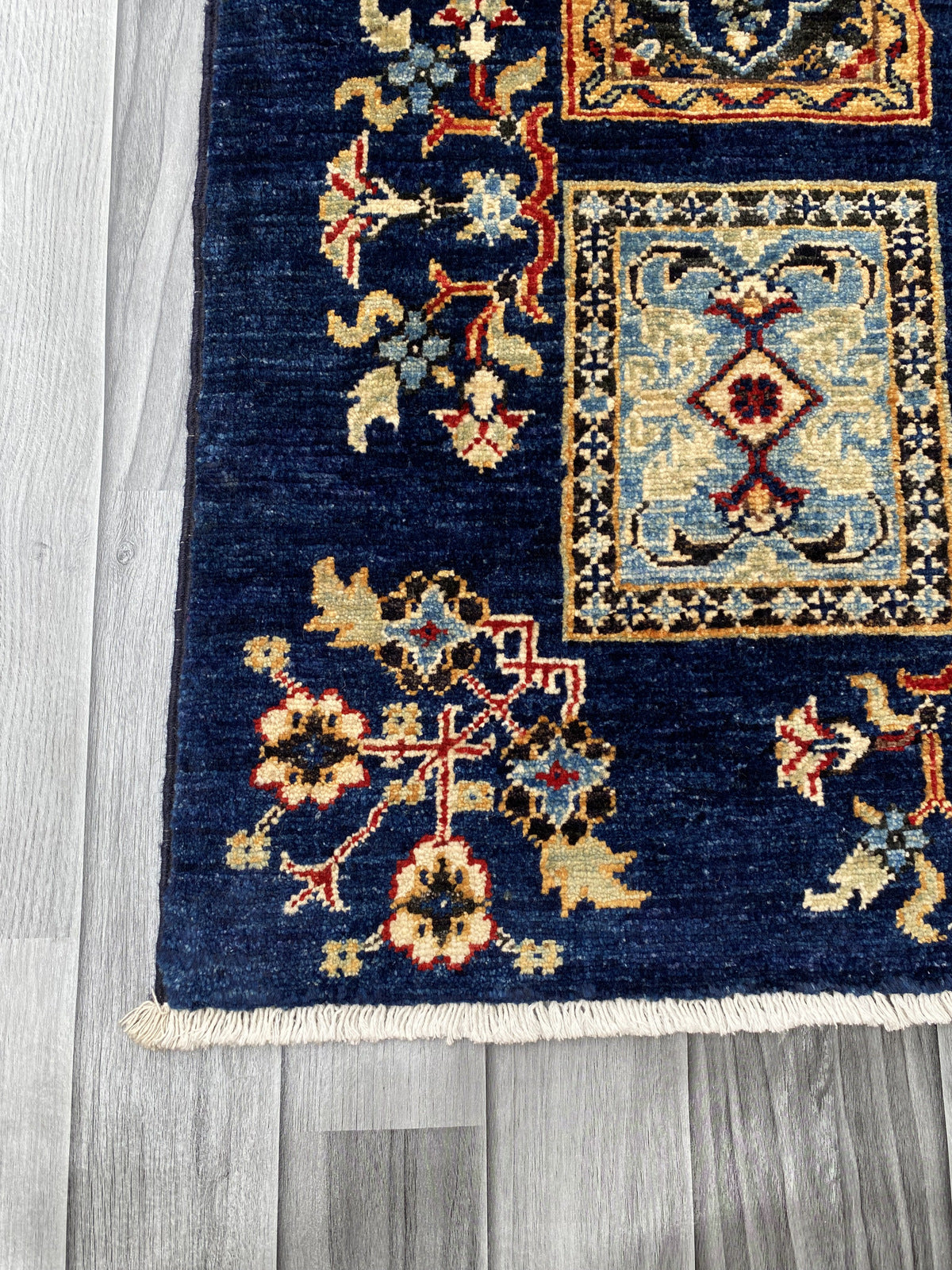 Hand Knotted Chobi Wool Rug | 115 CM x 80 CM SK#383