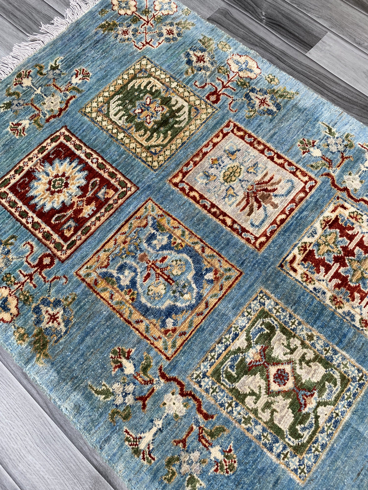 Hand Knotted Chobi Wool Rug | 114 CM x 79 CM SK#384