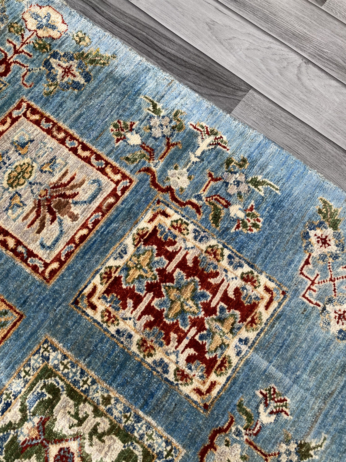 Hand Knotted Chobi Wool Rug | 114 CM x 79 CM SK#384