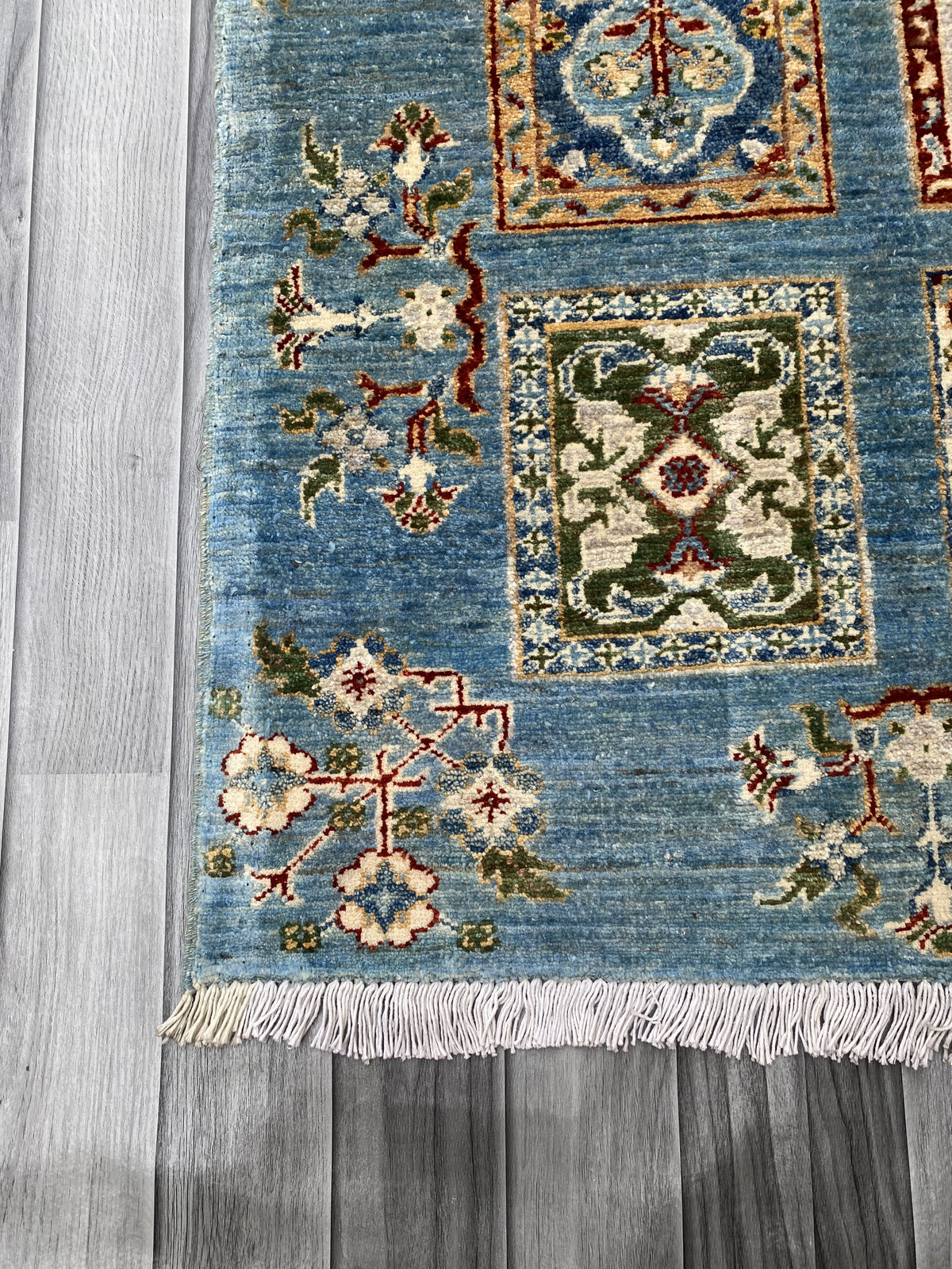 Hand Knotted Chobi Wool Rug | 114 CM x 79 CM SK#384