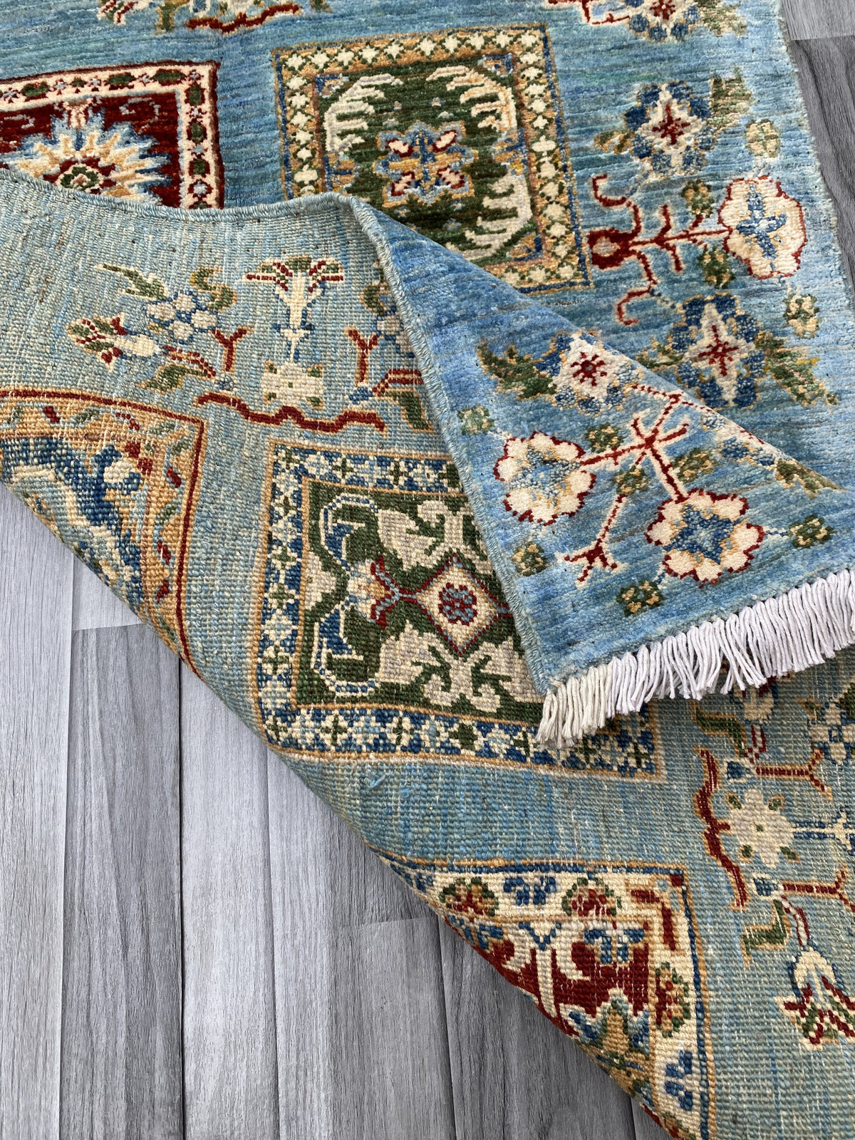 Hand Knotted Chobi Wool Rug | 114 CM x 79 CM SK#384