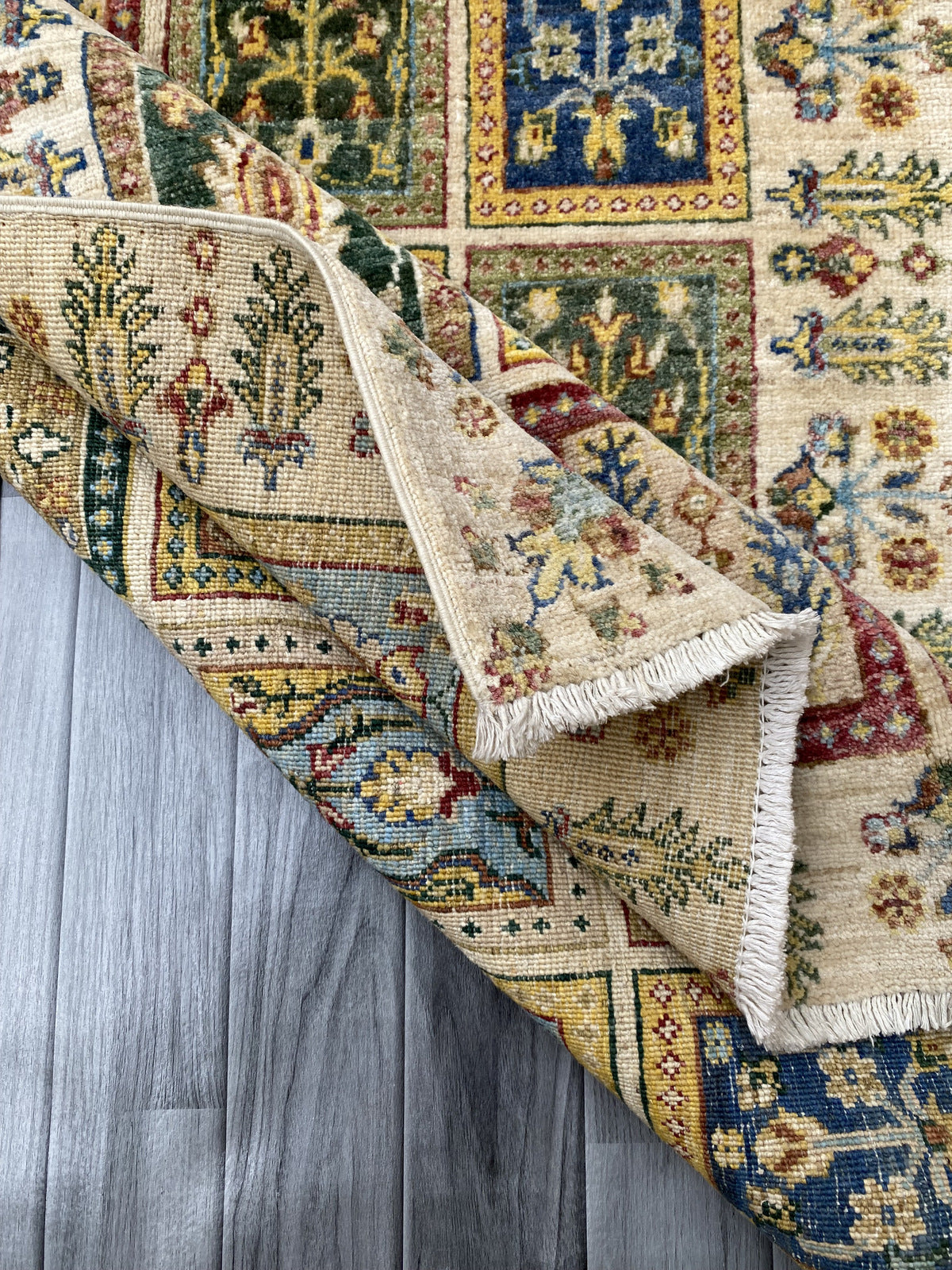 Hand Knotted Chobi Wool Rug | 148 CM x 103 CM SK#385