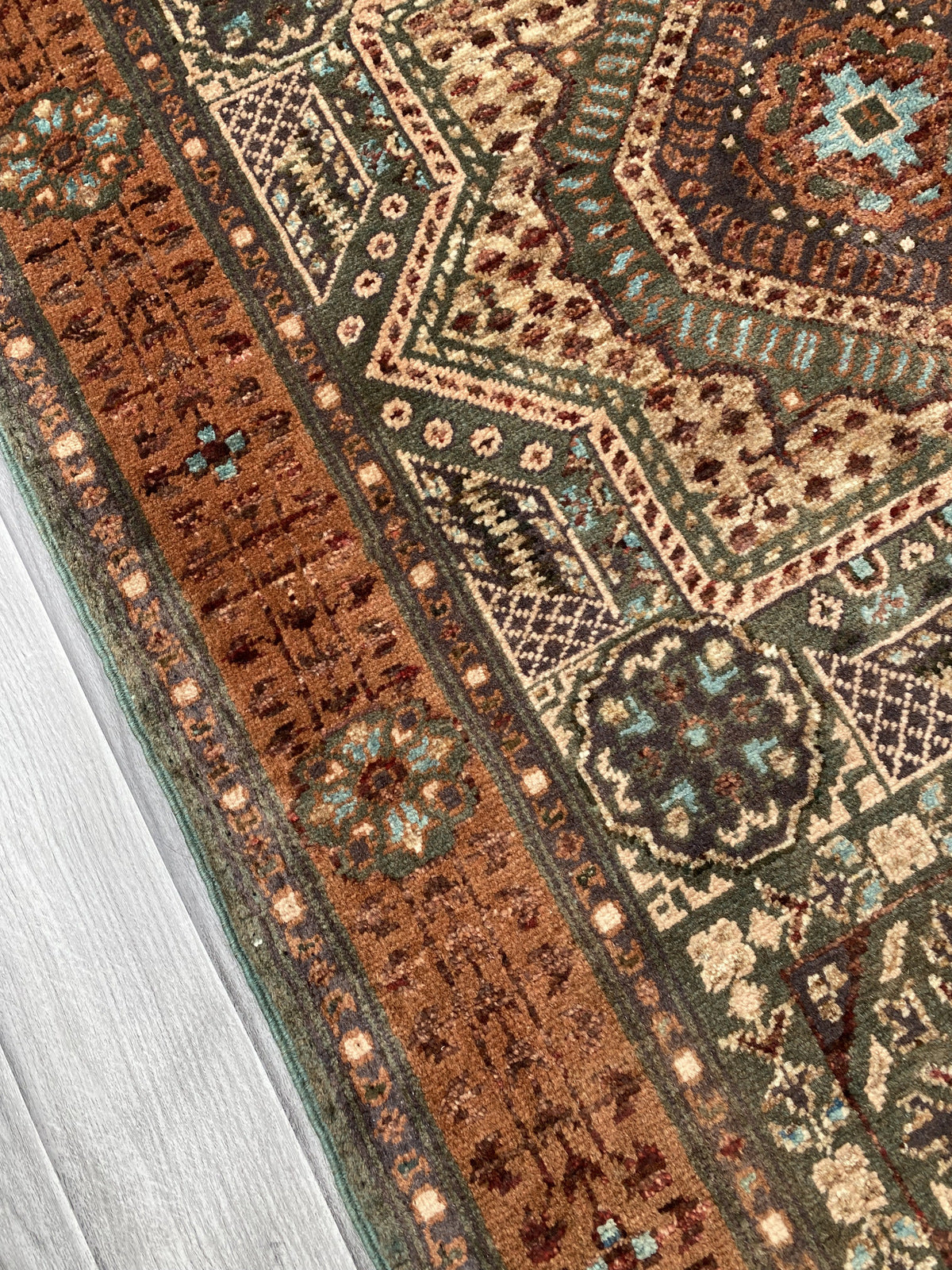Hand Knotted Chobi Wool Rug | 145 CM x 100 CM SK#387