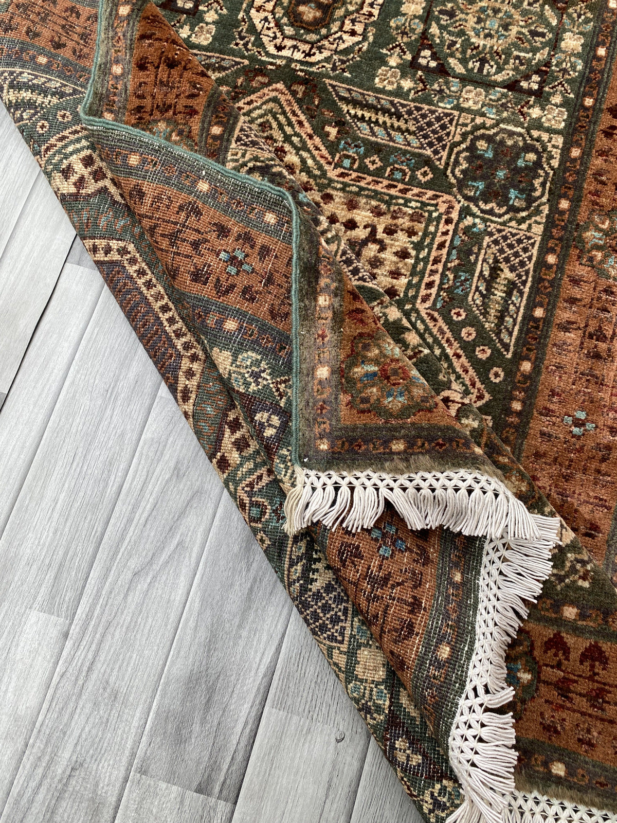 Hand Knotted Chobi Wool Rug | 145 CM x 100 CM SK#387