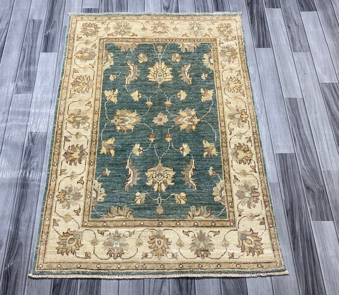 Handmade Fine Quality Chobi Wool Rug ( 140 CM x 100 CM ) SS#62